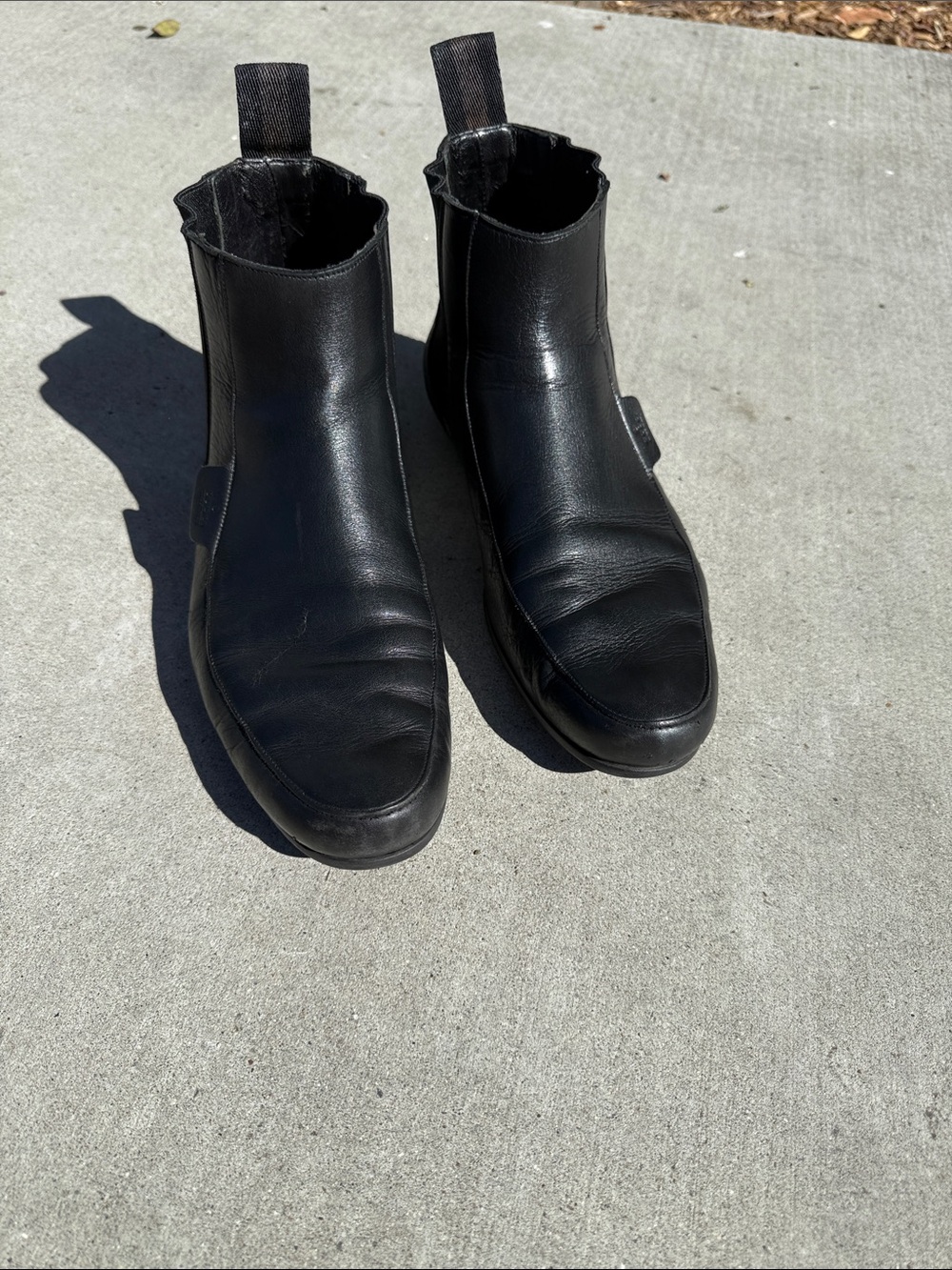 Gucci Black Leather Boots